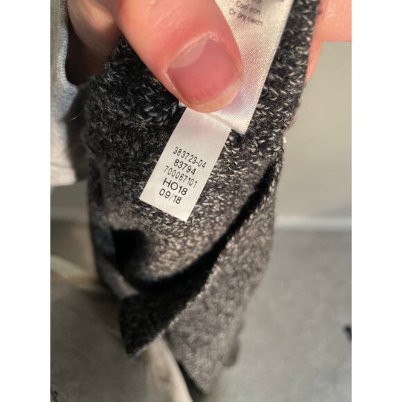 Athleta Perspective Wool Cashmere Crew Sweater In Black Marl Size Small - Picture 12 of 12